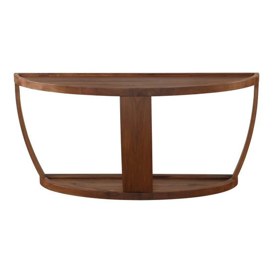 Load image into Gallery viewer, Dylan Console Table Rustic Walnut Console Table Moe&amp;#39;s     Four Hands, Burke Decor, Mid Century Modern Furniture, Old Bones Furniture Company, Old Bones Co, Modern Mid Century, Designer Furniture, https://www.oldbonesco.com/
