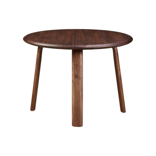 Load image into Gallery viewer, Malibu Round Dining Table Walnut BrownDining Tables Moe&amp;#39;s  Walnut Brown   Four Hands, Burke Decor, Mid Century Modern Furniture, Old Bones Furniture Company, Old Bones Co, Modern Mid Century, Designer Furniture, https://www.oldbonesco.com/
