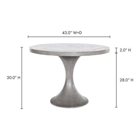 Isadora Outdoor Dining Table Dining Tables Moe's     Four Hands, Burke Decor, Mid Century Modern Furniture, Old Bones Furniture Company, Old Bones Co, Modern Mid Century, Designer Furniture, https://www.oldbonesco.com/