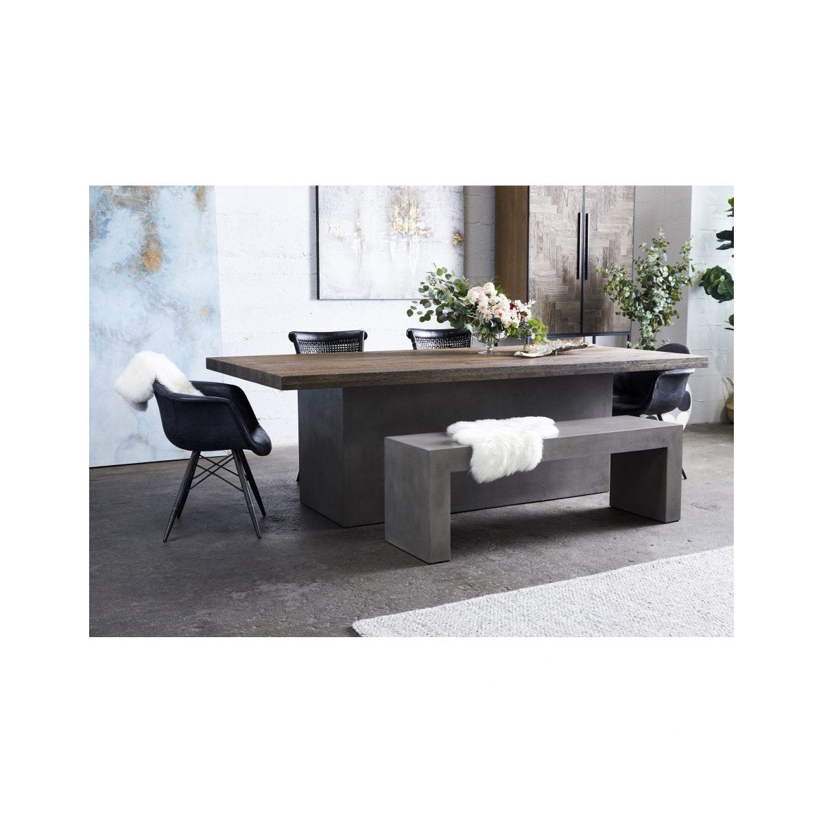 Kaia Oak Dining Table Dining Tables Moe's     Four Hands, Burke Decor, Mid Century Modern Furniture, Old Bones Furniture Company, Old Bones Co, Modern Mid Century, Designer Furniture, https://www.oldbonesco.com/
