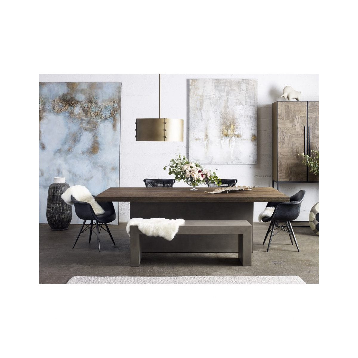 Kaia Oak Dining Table Dining Tables Moe's     Four Hands, Burke Decor, Mid Century Modern Furniture, Old Bones Furniture Company, Old Bones Co, Modern Mid Century, Designer Furniture, https://www.oldbonesco.com/