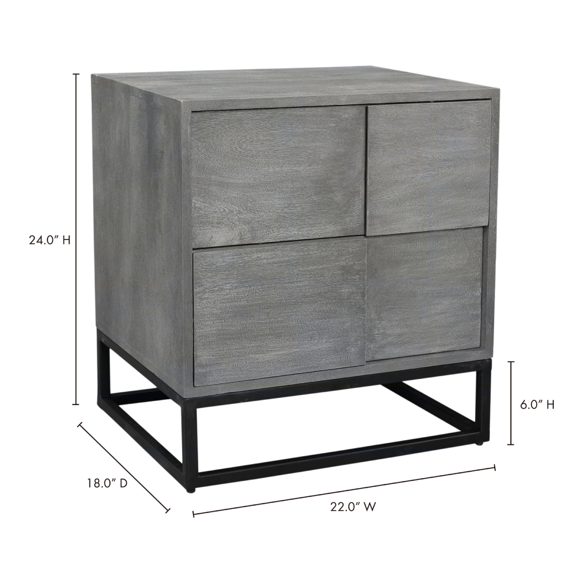 Felix Nightstand Nightstands Moe's     Four Hands, Burke Decor, Mid Century Modern Furniture, Old Bones Furniture Company, Old Bones Co, Modern Mid Century, Designer Furniture, https://www.oldbonesco.com/