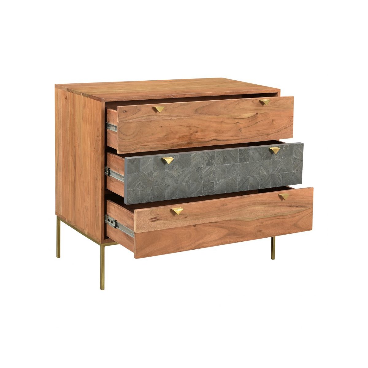 Alessio 3 Drawer Chest Dressers Moe's     Four Hands, Burke Decor, Mid Century Modern Furniture, Old Bones Furniture Company, Old Bones Co, Modern Mid Century, Designer Furniture, https://www.oldbonesco.com/