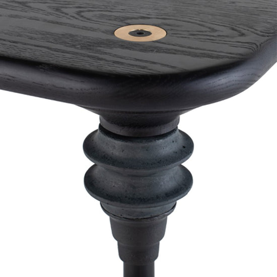 Kimbell Dining Table - Black DINING TABLE District Eight     Four Hands, Burke Decor, Mid Century Modern Furniture, Old Bones Furniture Company, Old Bones Co, Modern Mid Century, Designer Furniture, https://www.oldbonesco.com/