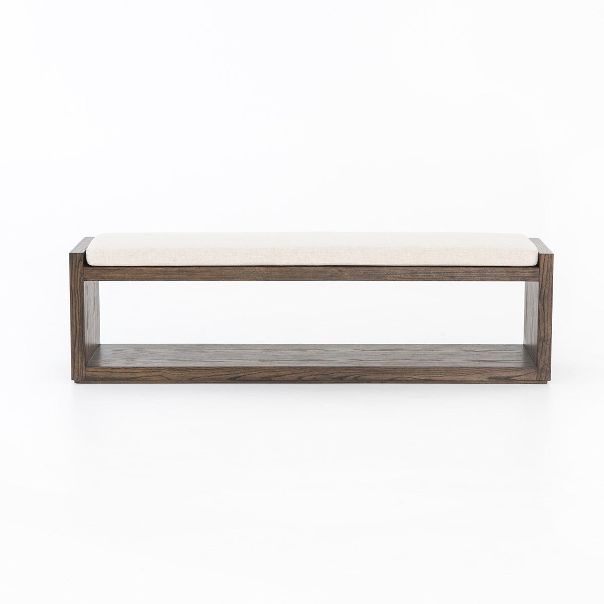 Edmon Bench-savile Flax/Warm Nettlewood Bench Four Hands     Four Hands, Burke Decor, Mid Century Modern Furniture, Old Bones Furniture Company, Old Bones Co, Modern Mid Century, Designer Furniture, https://www.oldbonesco.com/
