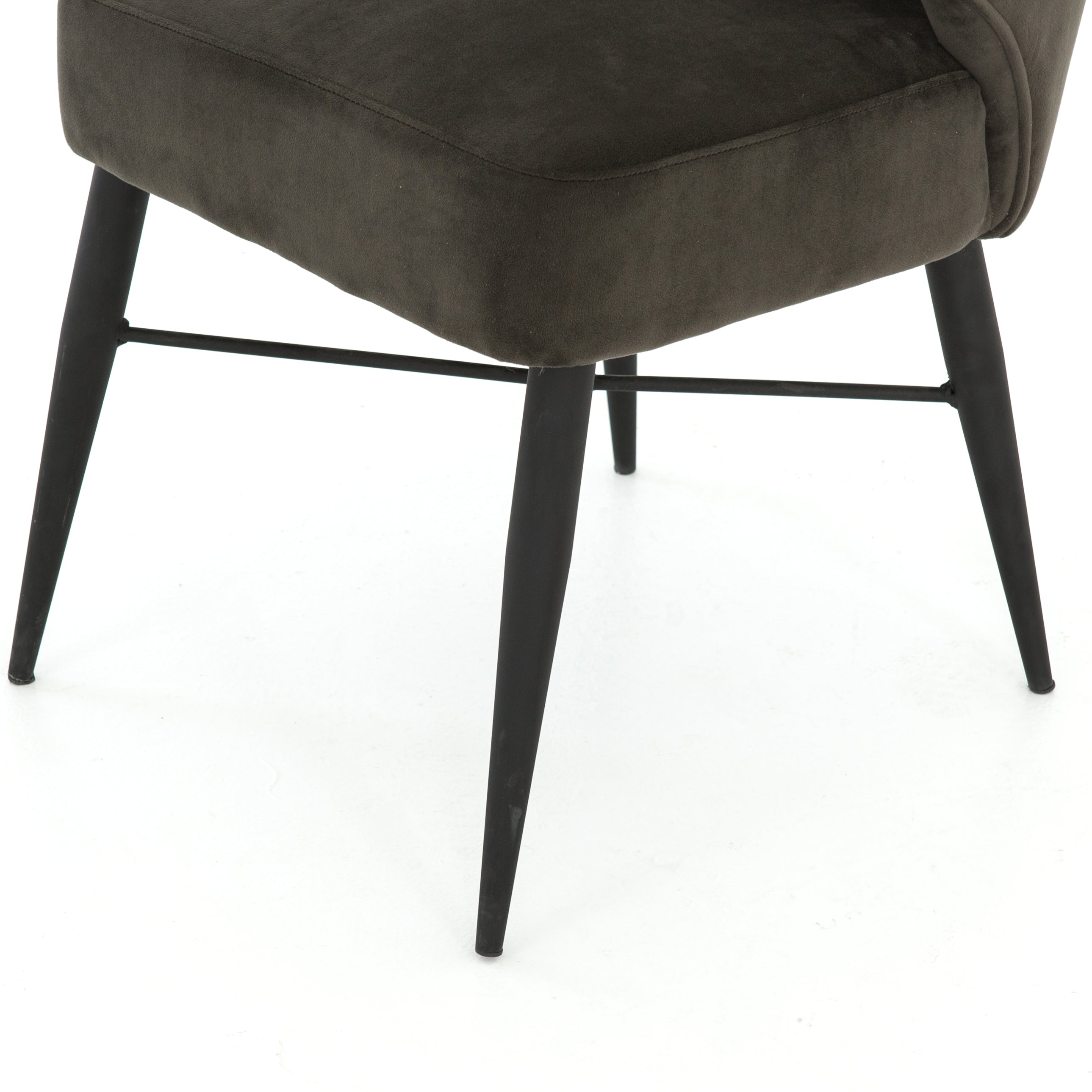 Arianna Dining Chair - Bella Smoke Dining Chair Four Hands     Four Hands, Mid Century Modern Furniture, Old Bones Furniture Company, Old Bones Co, Modern Mid Century, Designer Furniture, https://www.oldbonesco.com/