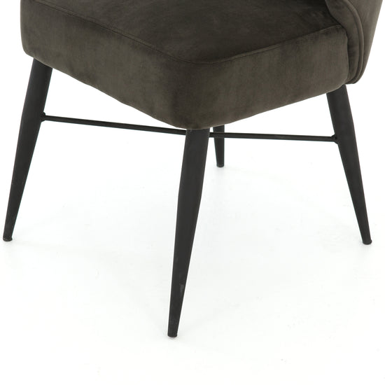Arianna Dining Chair - Bella Smoke Dining Chair Four Hands     Four Hands, Mid Century Modern Furniture, Old Bones Furniture Company, Old Bones Co, Modern Mid Century, Designer Furniture, https://www.oldbonesco.com/