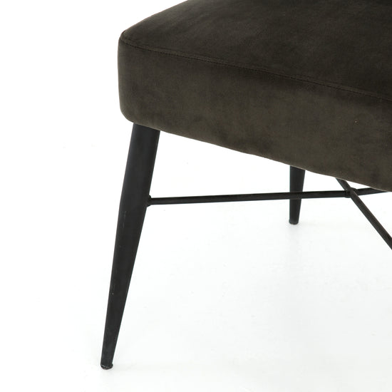 Arianna Dining Chair - Bella Smoke Dining Chair Four Hands     Four Hands, Mid Century Modern Furniture, Old Bones Furniture Company, Old Bones Co, Modern Mid Century, Designer Furniture, https://www.oldbonesco.com/