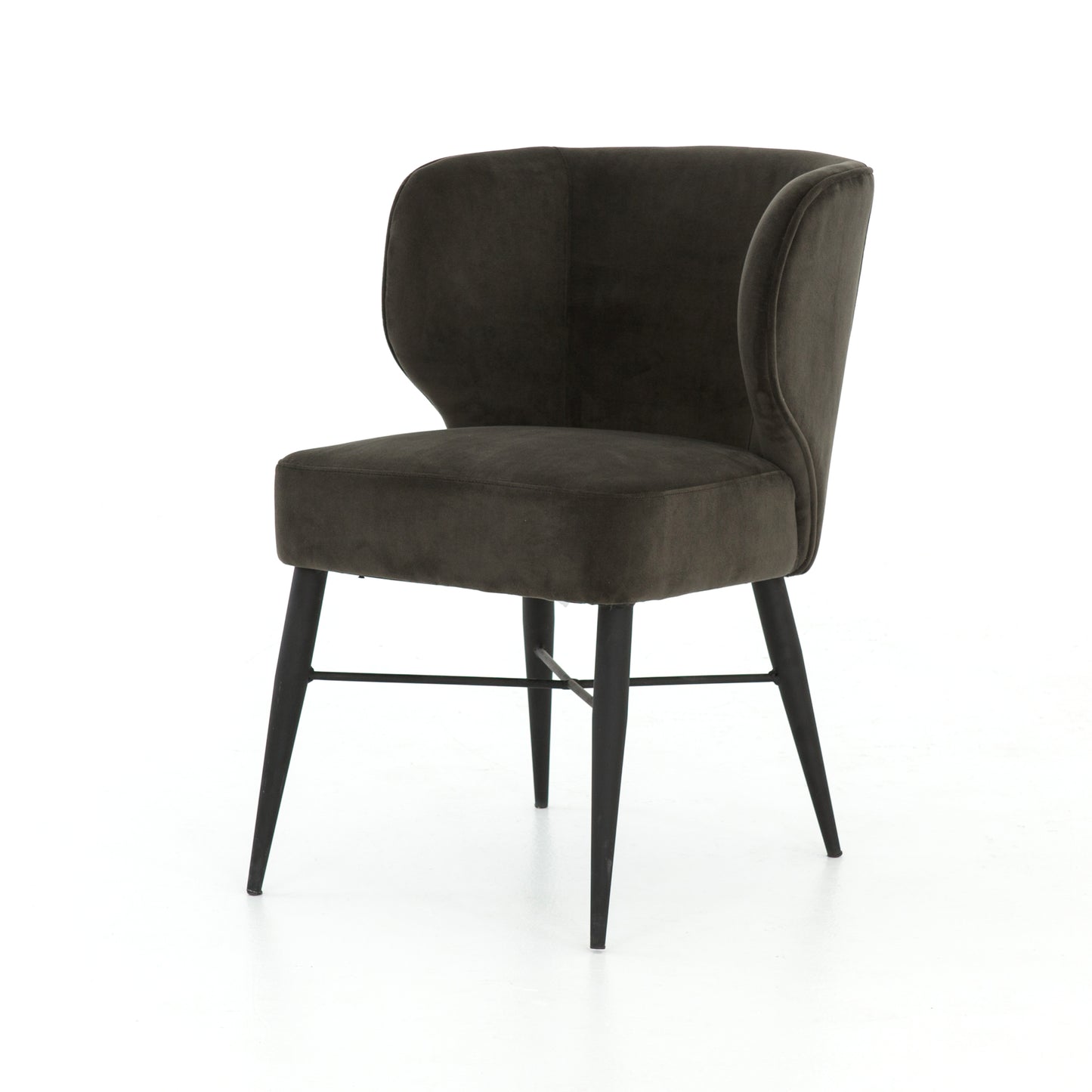 Load image into Gallery viewer, Arianna Dining Chair - Bella Smoke Dining Chair Four Hands     Four Hands, Mid Century Modern Furniture, Old Bones Furniture Company, Old Bones Co, Modern Mid Century, Designer Furniture, https://www.oldbonesco.com/
