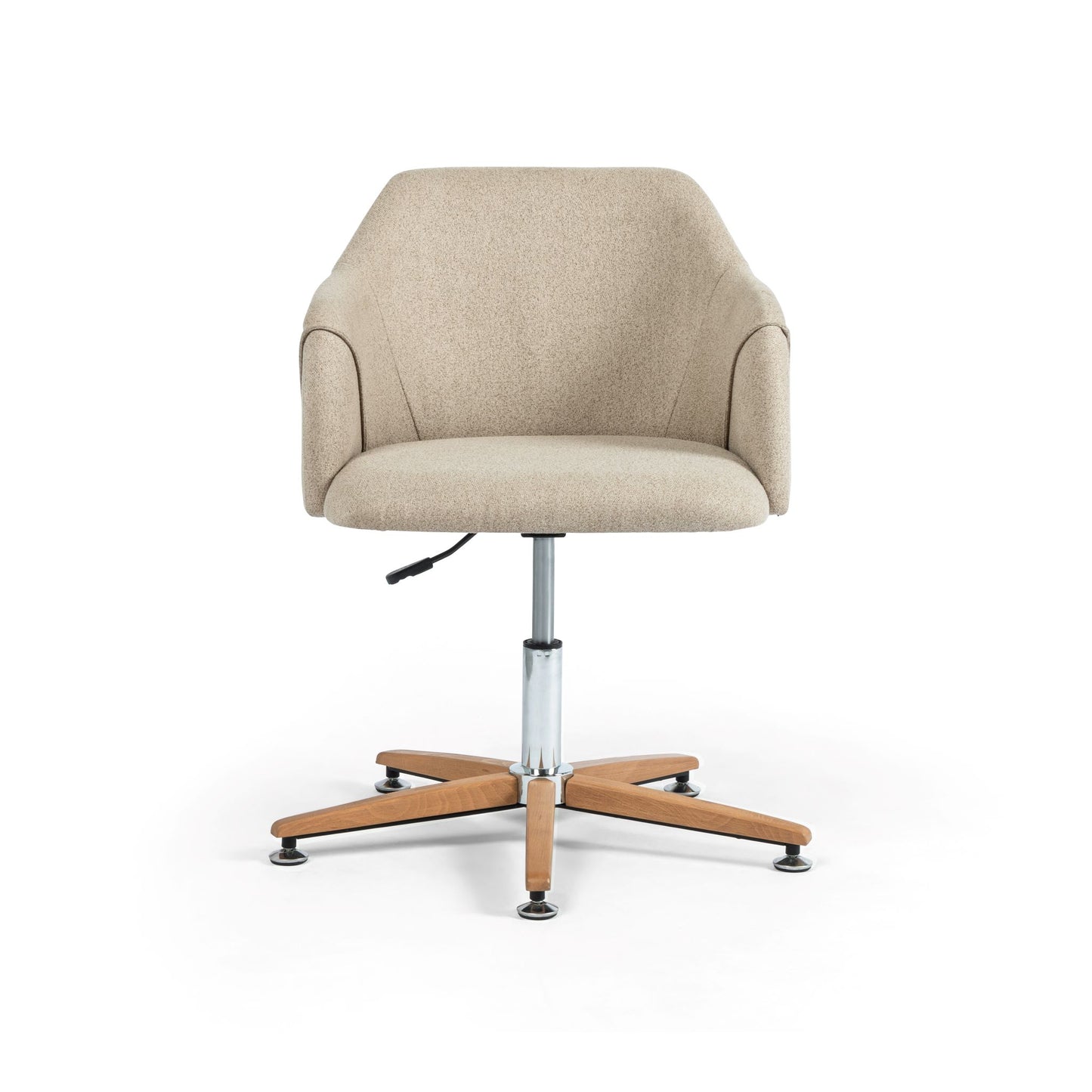 Load image into Gallery viewer, Edna Desk Chair-Fedora Oatmeal Office Chairs Four Hands     Four Hands, Burke Decor, Mid Century Modern Furniture, Old Bones Furniture Company, Old Bones Co, Modern Mid Century, Designer Furniture, https://www.oldbonesco.com/
