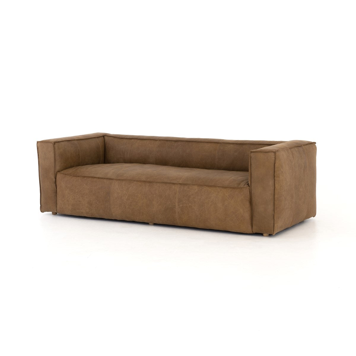 Nolita Reverse Stitch Sofa Natural Washed SandSofa Four Hands  Natural Washed Sand   Four Hands, Burke Decor, Mid Century Modern Furniture, Old Bones Furniture Company, Old Bones Co, Modern Mid Century, Designer Furniture, https://www.oldbonesco.com/
