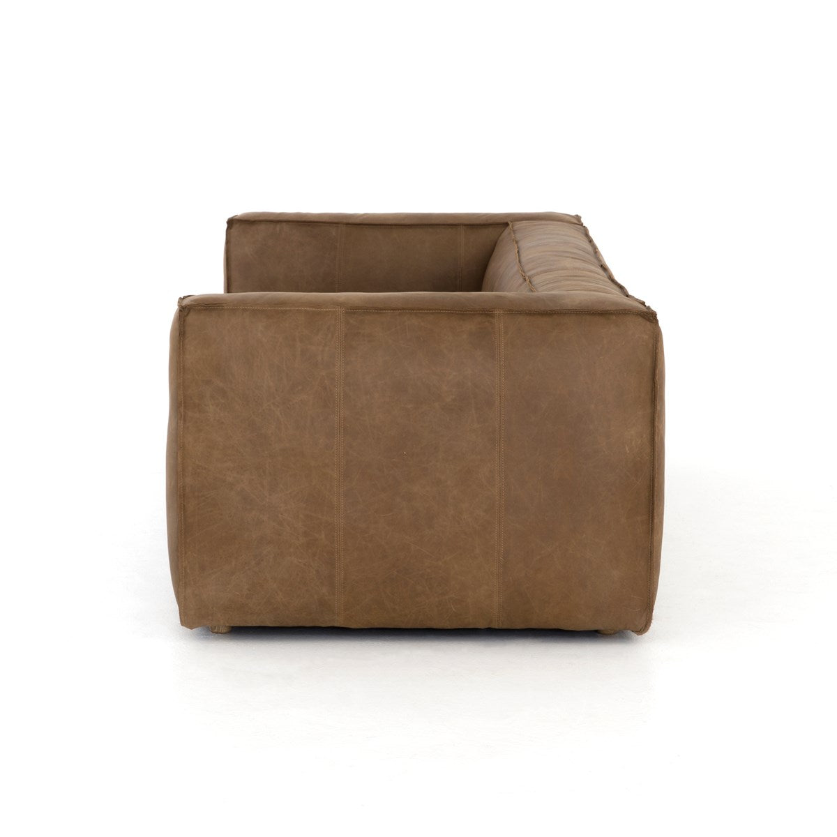Nolita Reverse Stitch Sofa Sofa Four Hands     Four Hands, Burke Decor, Mid Century Modern Furniture, Old Bones Furniture Company, Old Bones Co, Modern Mid Century, Designer Furniture, https://www.oldbonesco.com/