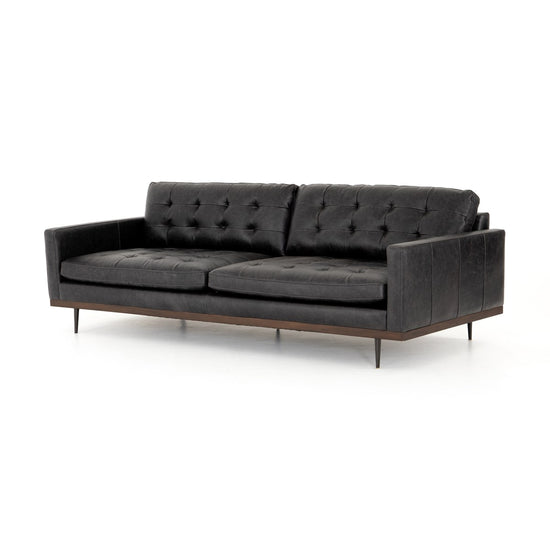 Lexi Sofa SONOMA BLACKLexi Sofa Four Hands  SONOMA BLACK   Four Hands, Burke Decor, Mid Century Modern Furniture, Old Bones Furniture Company, Old Bones Co, Modern Mid Century, Designer Furniture, https://www.oldbonesco.com/