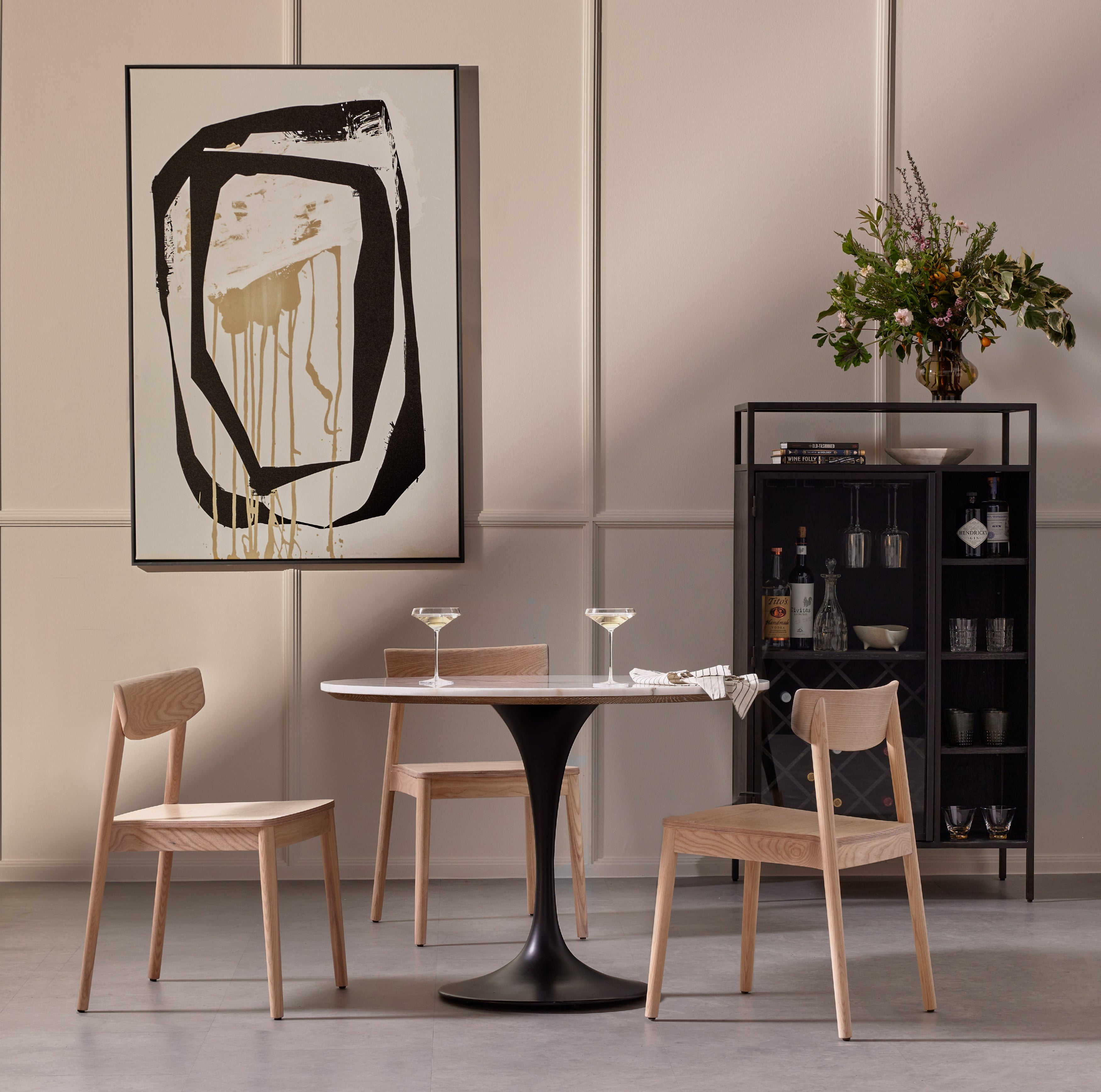 Powell Dining Table Dining Table Four Hands     Four Hands, Mid Century Modern Furniture, Old Bones Furniture Company, Old Bones Co, Modern Mid Century, Designer Furniture, https://www.oldbonesco.com/