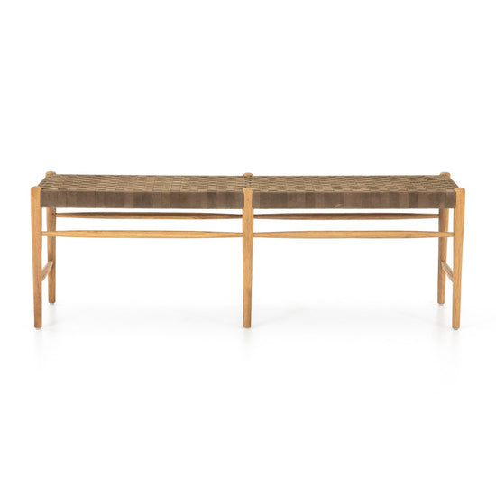 Wyatt Bench-Clear Drift Soap Benches Four Hands     Four Hands, Burke Decor, Mid Century Modern Furniture, Old Bones Furniture Company, Old Bones Co, Modern Mid Century, Designer Furniture, https://www.oldbonesco.com/
