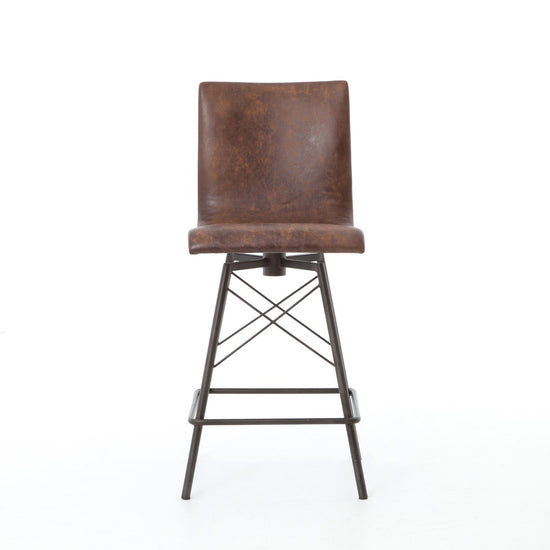 Diaw Bar + Counter Stool Stool Four Hands     Four Hands, Burke Decor, Mid Century Modern Furniture, Old Bones Furniture Company, Old Bones Co, Modern Mid Century, Designer Furniture, https://www.oldbonesco.com/