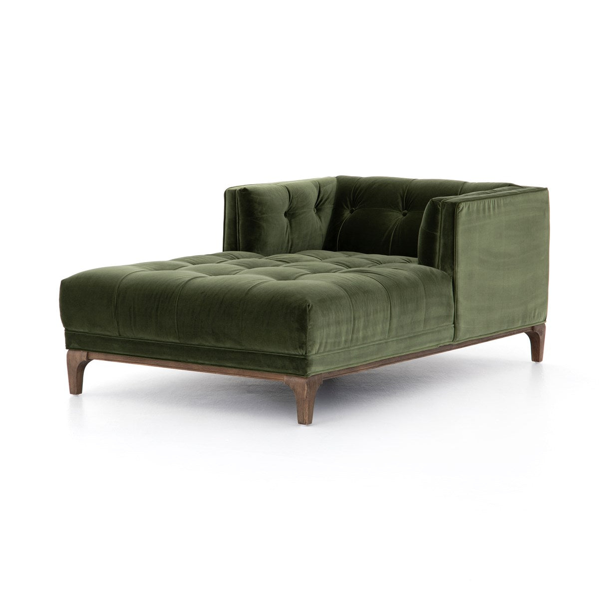 Dylan Chaise-Sapphire Olive Chaise Four Hands     Four Hands, Burke Decor, Mid Century Modern Furniture, Old Bones Furniture Company, Old Bones Co, Modern Mid Century, Designer Furniture, https://www.oldbonesco.com/