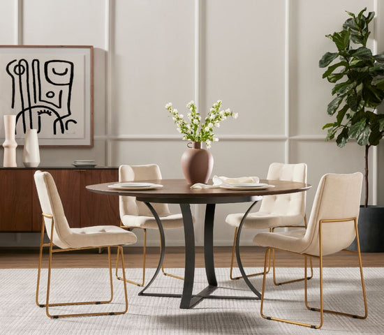 Gage Dining Table Dining Table Four Hands     Four Hands, Mid Century Modern Furniture, Old Bones Furniture Company, Old Bones Co, Modern Mid Century, Designer Furniture, https://www.oldbonesco.com/