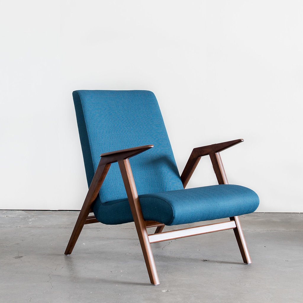 Chloe Chair Azure Blue Gingko Furniture  Azure Blue   Four Hands, Burke Decor, Mid Century Modern Furniture, Old Bones Furniture Company, Old Bones Co, Modern Mid Century, Designer Furniture, https://www.oldbonesco.com/