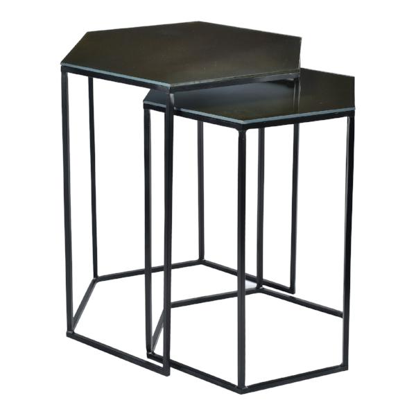 Polygon Accent Tables Set Of Two Accent Tables Moe's     Four Hands, Burke Decor, Mid Century Modern Furniture, Old Bones Furniture Company, Old Bones Co, Modern Mid Century, Designer Furniture, https://www.oldbonesco.com/