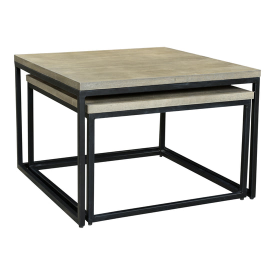 Drey Square Nesting Coffee Tables Set of 2 Coffee Tables Moe's     Four Hands, Burke Decor, Mid Century Modern Furniture, Old Bones Furniture Company, Old Bones Co, Modern Mid Century, Designer Furniture, https://www.oldbonesco.com/