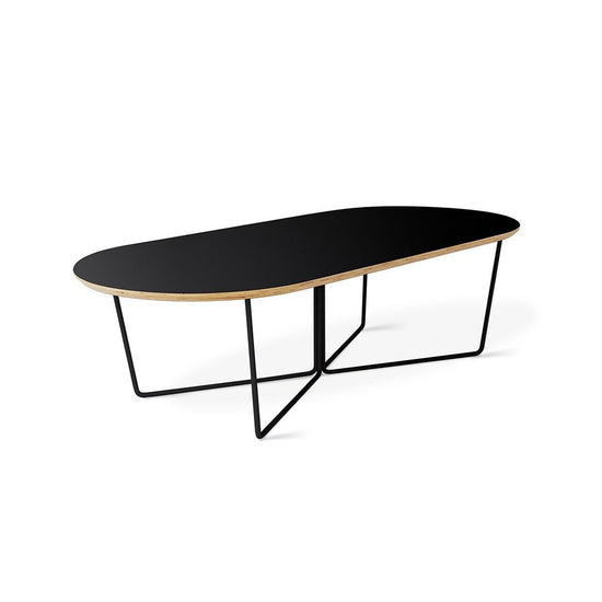 Load image into Gallery viewer, Array Coffee Table Oval BlackCoffee Table Gus*  Black   Four Hands, Burke Decor, Mid Century Modern Furniture, Old Bones Furniture Company, Old Bones Co, Modern Mid Century, Designer Furniture, https://www.oldbonesco.com/
