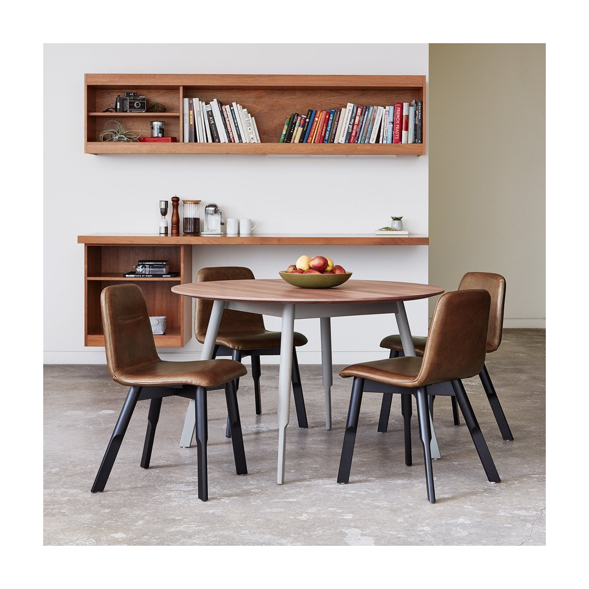 Bracket Dining Table - Round Dining Table Gus*     Four Hands, Burke Decor, Mid Century Modern Furniture, Old Bones Furniture Company, Old Bones Co, Modern Mid Century, Designer Furniture, https://www.oldbonesco.com/
