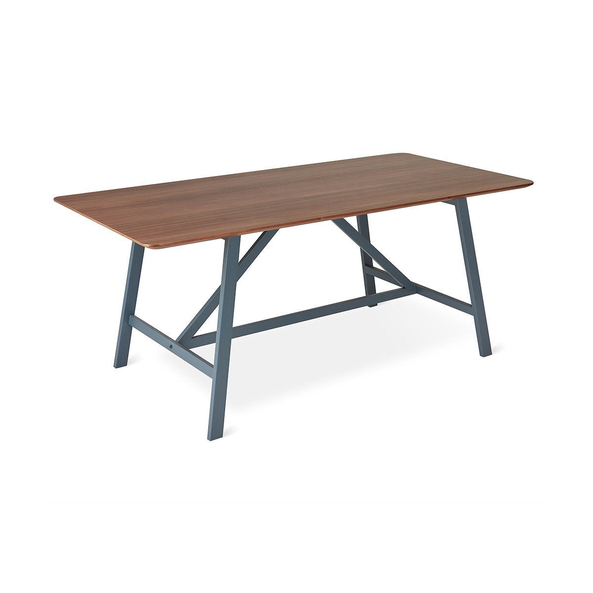 Wychwood Dining Table Walnut & Slate GreyDining Table Gus*  Walnut & Slate Grey   Four Hands, Burke Decor, Mid Century Modern Furniture, Old Bones Furniture Company, Old Bones Co, Modern Mid Century, Designer Furniture, https://www.oldbonesco.com/