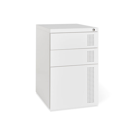 Perf File Cabinet WhiteCABINET Gus*  White   Four Hands, Burke Decor, Mid Century Modern Furniture, Old Bones Furniture Company, Old Bones Co, Modern Mid Century, Designer Furniture, https://www.oldbonesco.com/