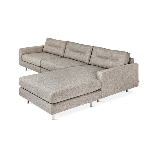 Logan Bi-Sectional Caledon Antler / Stainless SteelSectional Sofa Gus*  Caledon Antler Stainless Steel  Four Hands, Burke Decor, Mid Century Modern Furniture, Old Bones Furniture Company, Old Bones Co, Modern Mid Century, Designer Furniture, https://www.oldbonesco.com/