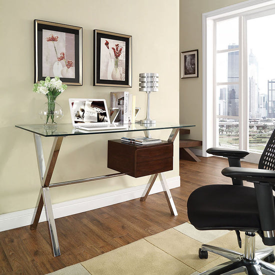 Stasis Office Desk Desk Modway International     Four Hands, Burke Decor, Mid Century Modern Furniture, Old Bones Furniture Company, Old Bones Co, Modern Mid Century, Designer Furniture, https://www.oldbonesco.com/