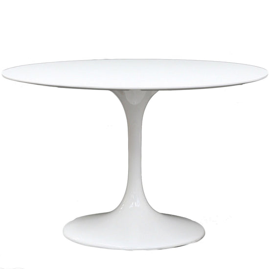 Load image into Gallery viewer, Lippa Round Dining Table White Top 36&amp;quot; RoundDining Table Modway International  36&amp;quot; Round   Four Hands, Burke Decor, Mid Century Modern Furniture, Old Bones Furniture Company, Old Bones Co, Modern Mid Century, Designer Furniture, https://www.oldbonesco.com/
