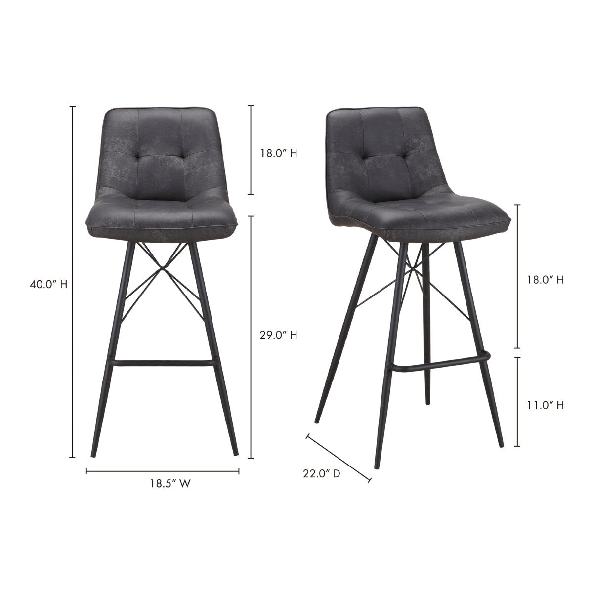 Morrison Barstool Barstools Moe's     Four Hands, Burke Decor, Mid Century Modern Furniture, Old Bones Furniture Company, Old Bones Co, Modern Mid Century, Designer Furniture, https://www.oldbonesco.com/