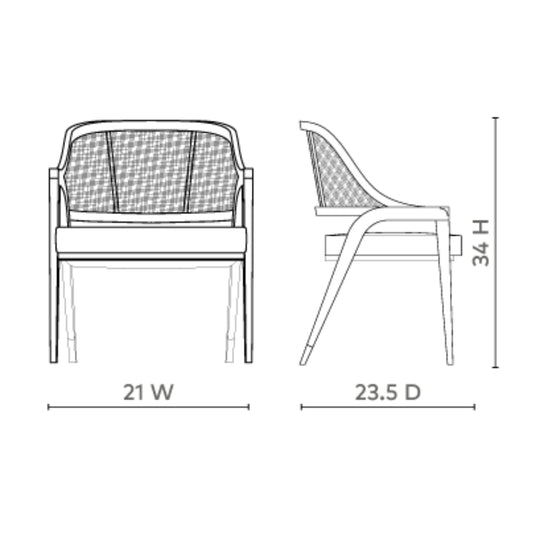 Load image into Gallery viewer, Edward Chair Dining Chair Bungalow 5     Four Hands, Burke Decor, Mid Century Modern Furniture, Old Bones Furniture Company, Old Bones Co, Modern Mid Century, Designer Furniture, https://www.oldbonesco.com/
