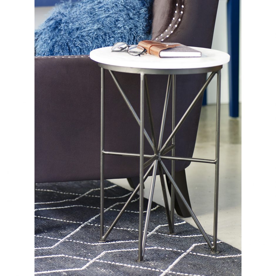 Quadrant Marble Accent Table Table Moe's     Four Hands, Burke Decor, Mid Century Modern Furniture, Old Bones Furniture Company, Old Bones Co, Modern Mid Century, Designer Furniture, https://www.oldbonesco.com/