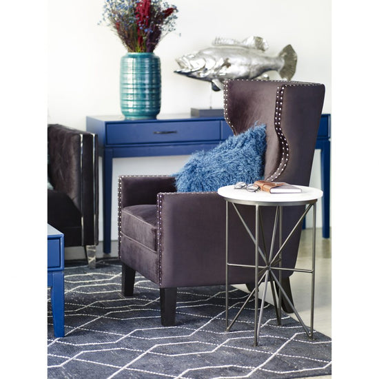 Quadrant Marble Accent Table Table Moe's     Four Hands, Burke Decor, Mid Century Modern Furniture, Old Bones Furniture Company, Old Bones Co, Modern Mid Century, Designer Furniture, https://www.oldbonesco.com/