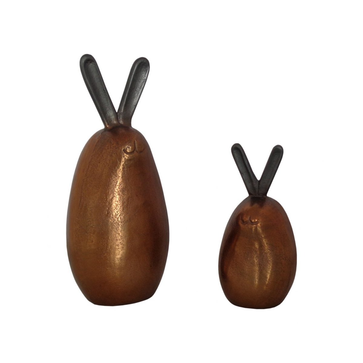 Load image into Gallery viewer, Bronze Bunnies Set of 2 Statues &amp;amp; Sculptures Moe&amp;#39;s     Four Hands, Burke Decor, Mid Century Modern Furniture, Old Bones Furniture Company, Old Bones Co, Modern Mid Century, Designer Furniture, https://www.oldbonesco.com/
