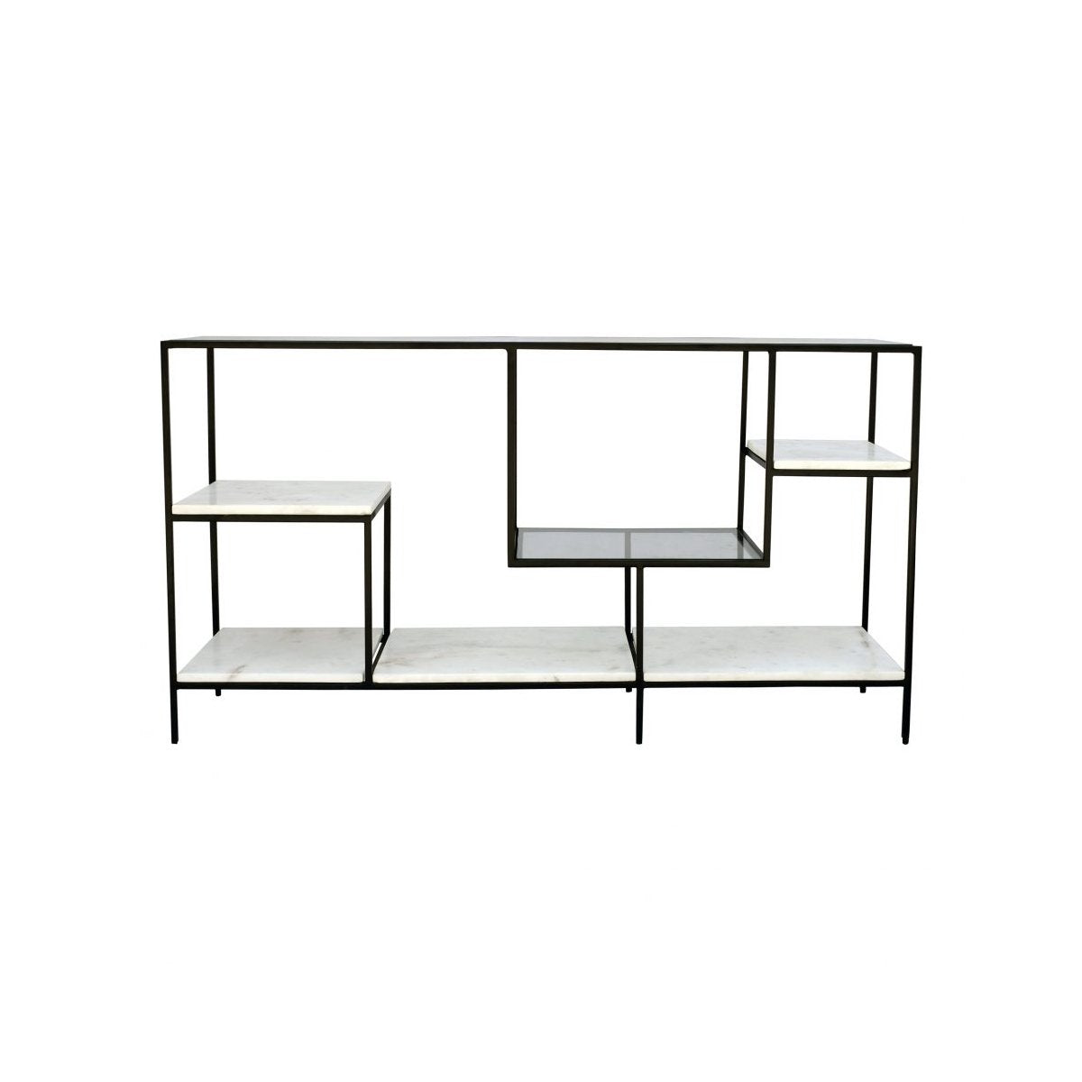 Banswara Marble Display Shelf Bookshelves Moe's     Four Hands, Burke Decor, Mid Century Modern Furniture, Old Bones Furniture Company, Old Bones Co, Modern Mid Century, Designer Furniture, https://www.oldbonesco.com/