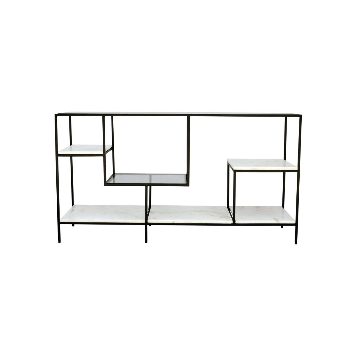 Banswara Marble Display Shelf Bookshelves Moe's     Four Hands, Burke Decor, Mid Century Modern Furniture, Old Bones Furniture Company, Old Bones Co, Modern Mid Century, Designer Furniture, https://www.oldbonesco.com/