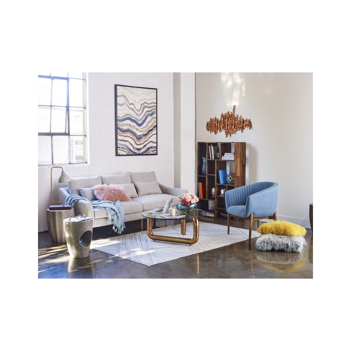 Calista Sofa Sofas Moe's     Four Hands, Burke Decor, Mid Century Modern Furniture, Old Bones Furniture Company, Old Bones Co, Modern Mid Century, Designer Furniture, https://www.oldbonesco.com/