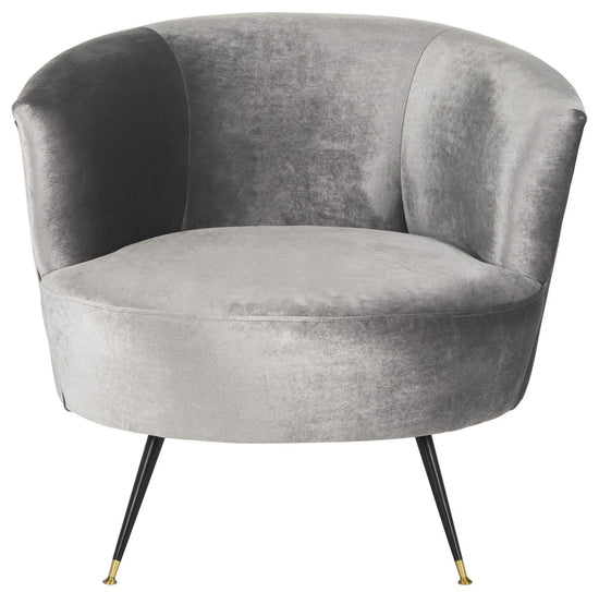 Arlette Velvet Retro Mid Century Accent Chair Chair Safavieh     Four Hands, Burke Decor, Mid Century Modern Furniture, Old Bones Furniture Company, Old Bones Co, Modern Mid Century, Designer Furniture, https://www.oldbonesco.com/