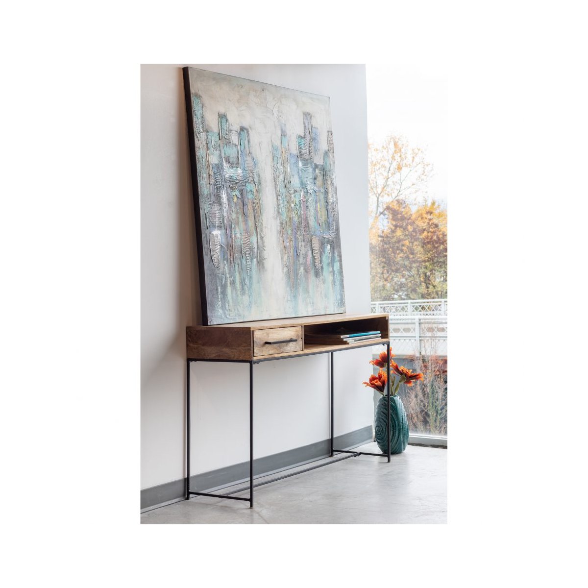 Load image into Gallery viewer, Reflection Wall Decor Paintings Moe&amp;#39;s     Four Hands, Burke Decor, Mid Century Modern Furniture, Old Bones Furniture Company, Old Bones Co, Modern Mid Century, Designer Furniture, https://www.oldbonesco.com/
