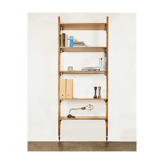 THEO WALL UNIT WITH LARGE SHELVES SHELVING Nuevo     Four Hands, Burke Decor, Mid Century Modern Furniture, Old Bones Furniture Company, Old Bones Co, Modern Mid Century, Designer Furniture, https://www.oldbonesco.com/
