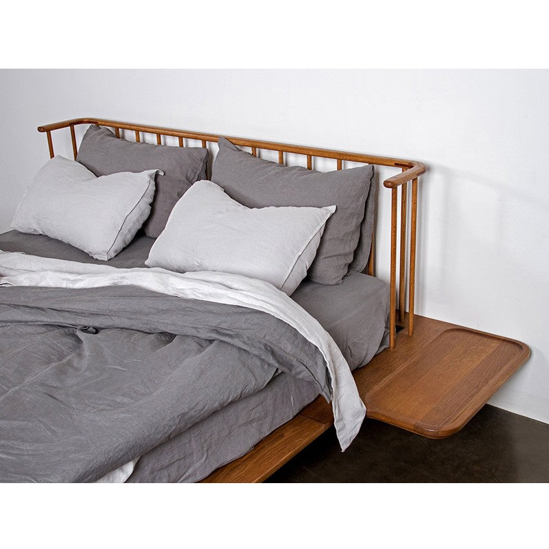 Distrikt Bed Hard Fumed Wood King Bed BED Nuevo     Four Hands, Burke Decor, Mid Century Modern Furniture, Old Bones Furniture Company, Old Bones Co, Modern Mid Century, Designer Furniture, https://www.oldbonesco.com/