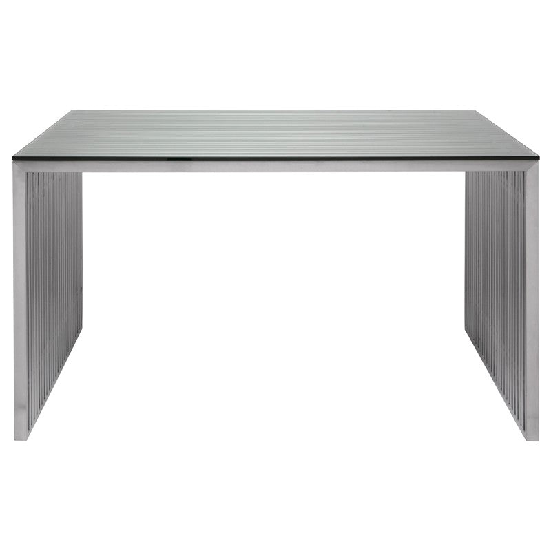 Amici Clear Glass Desk Table TABLE Nuevo     Four Hands, Burke Decor, Mid Century Modern Furniture, Old Bones Furniture Company, Old Bones Co, Modern Mid Century, Designer Furniture, https://www.oldbonesco.com/