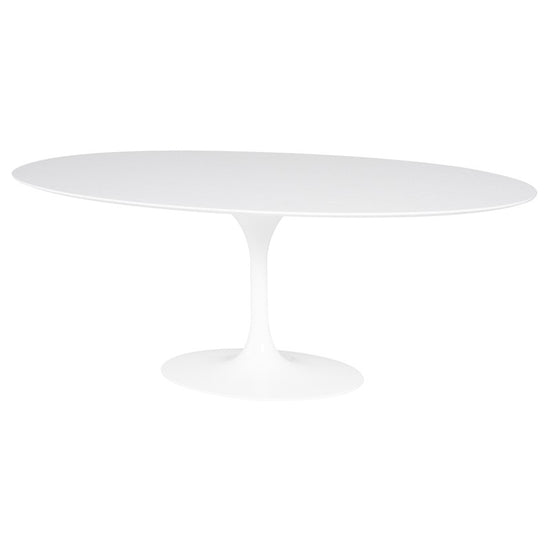 Echo Dining Table White 77"Dining Table Nuevo  White 77"   Four Hands, Mid Century Modern Furniture, Old Bones Furniture Company, Old Bones Co, Modern Mid Century, Designer Furniture, https://www.oldbonesco.com/