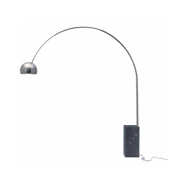 Cora Silver Metal Floor Lighting - Black Marble Base LIGHTING Nuevo     Four Hands, Burke Decor, Mid Century Modern Furniture, Old Bones Furniture Company, Old Bones Co, Modern Mid Century, Designer Furniture, https://www.oldbonesco.com/