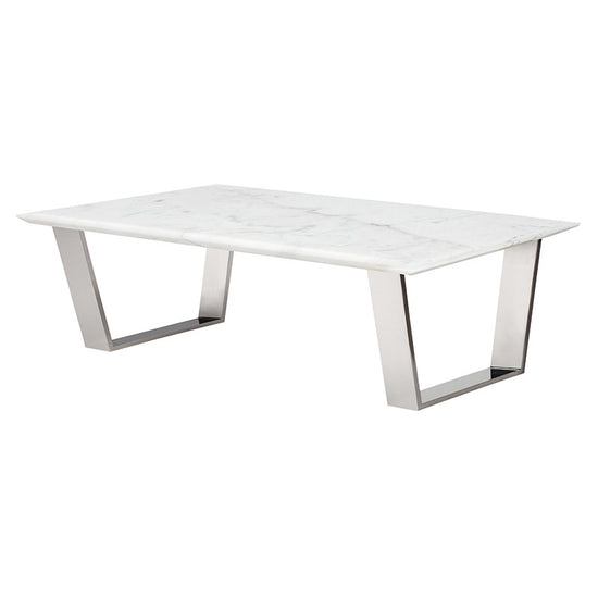 Catrine Coffee Table - White Coffee Table Nuevo     Four Hands, Burke Decor, Mid Century Modern Furniture, Old Bones Furniture Company, Old Bones Co, Modern Mid Century, Designer Furniture, https://www.oldbonesco.com/