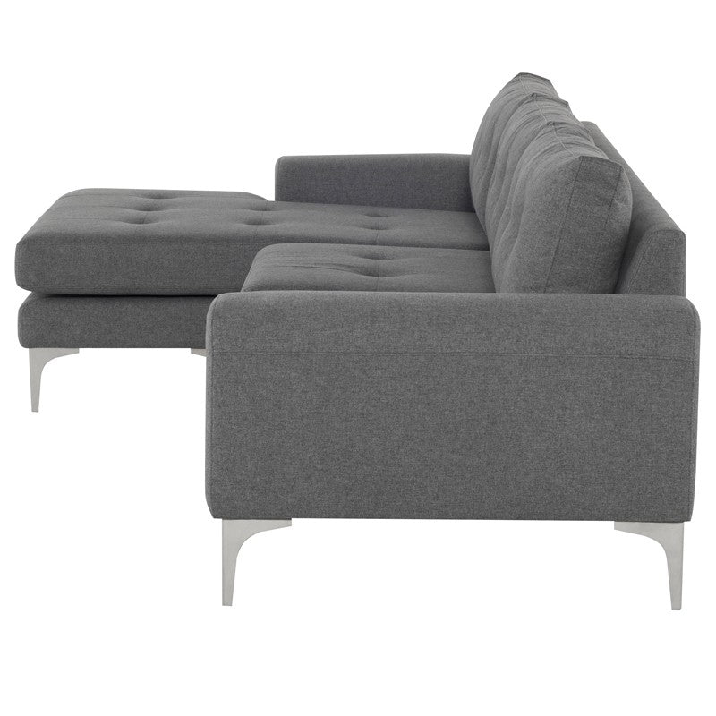 Colyn Sectional-Left Orientation Sectional Sofa Nuevo     Four Hands, Burke Decor, Mid Century Modern Furniture, Old Bones Furniture Company, Old Bones Co, Modern Mid Century, Designer Furniture, https://www.oldbonesco.com/