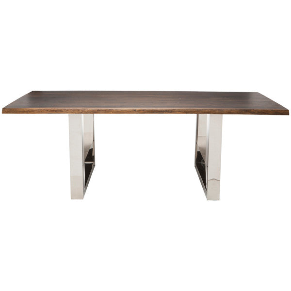 Lyon Seared Wood Dining Table TABLE Nuevo     Four Hands, Burke Decor, Mid Century Modern Furniture, Old Bones Furniture Company, Old Bones Co, Modern Mid Century, Designer Furniture, https://www.oldbonesco.com/